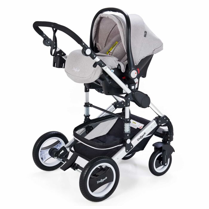 BAMBIMO Kinderwagen 3in1 (ein Daliya® refurbished Produkt Elegance-Grau)