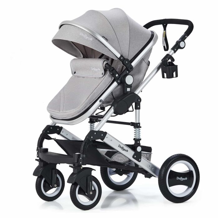 BAMBIMO Kinderwagen 3in1 (ein Daliya® refurbished Produkt Elegance-Grau)