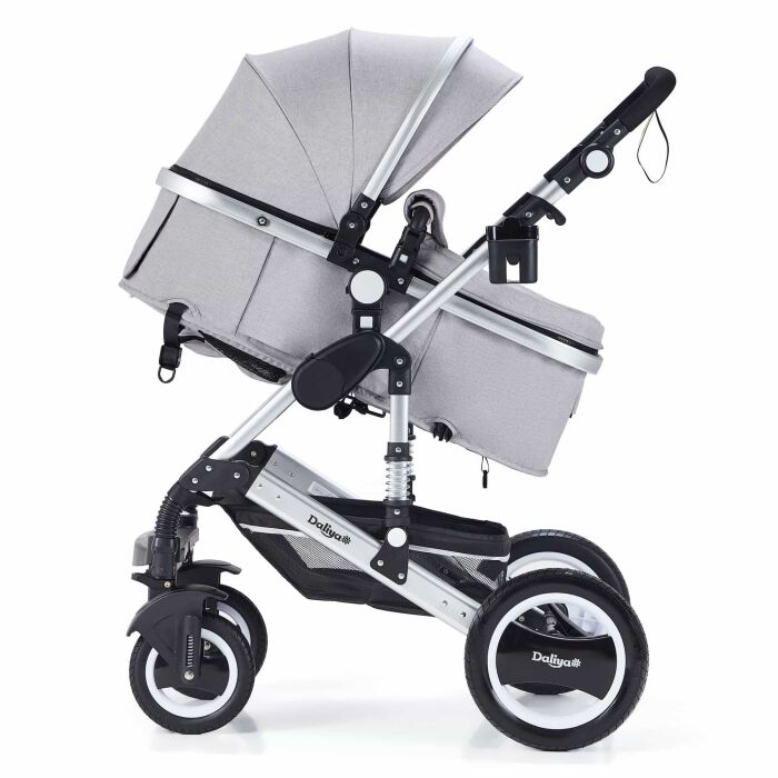 BAMBIMO Kinderwagen 3in1 (ein Daliya® refurbished Produkt Elegance-Grau)