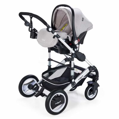 BAMBIMO Kinderwagen 3in1 (ein Daliya® refurbished Produkt Elegance-Grau)