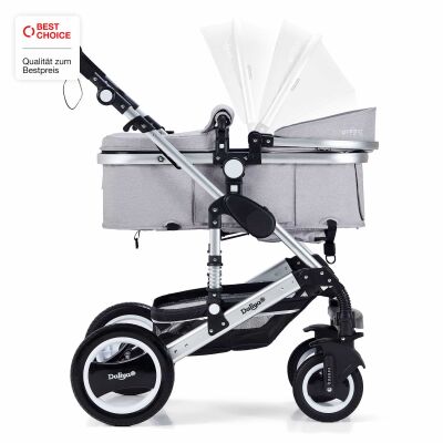 BAMBIMO Kinderwagen 3in1 (ein Daliya® refurbished Produkt Elegance-Grau)