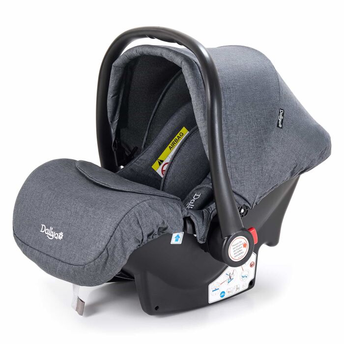 BAMBIMO Kinderwagen 3in1 (ein Daliya® refurbished Produkt Dunkel-Grau)