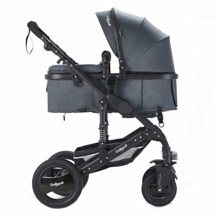BAMBIMO Kinderwagen 3in1 (ein Daliya® refurbished Produkt Dunkel-Grau)