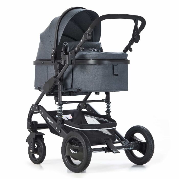 BAMBIMO Kinderwagen 3in1 (ein Daliya® refurbished Produkt Dunkel-Grau)