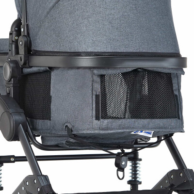 BAMBIMO Kinderwagen 3in1 (ein Daliya® refurbished Produkt Dunkel-Grau)