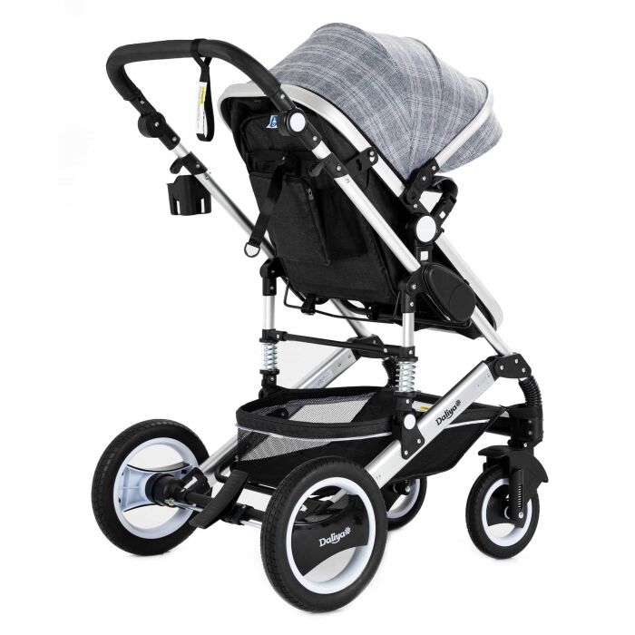 BAMBIMO Kinderwagen 3in1 (ein Daliya&reg; refurbished Produkt Grau-Muster)