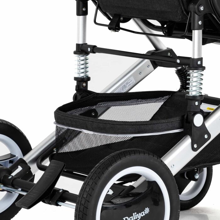 BAMBIMO Kinderwagen 3in1 (ein Daliya&reg; refurbished Produkt Grau-Muster)