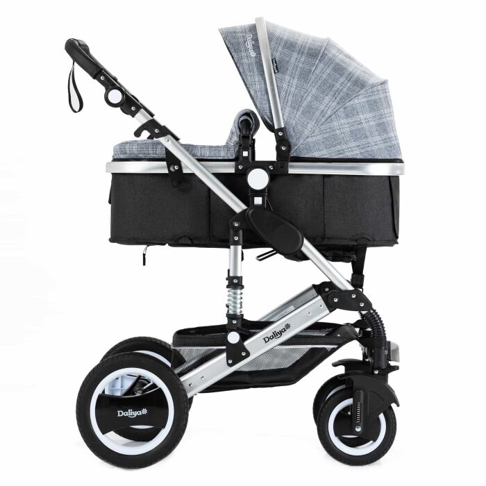 BAMBIMO Kinderwagen 3in1 (ein Daliya&reg; refurbished Produkt Grau-Muster)