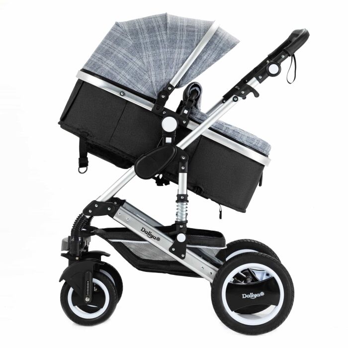 BAMBIMO Kinderwagen 3in1 (ein Daliya&reg; refurbished Produkt Grau-Muster)