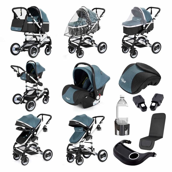 BAMBIMO Kinderwagen 3in1 (ein Daliya® refurbished Produkt Grün)