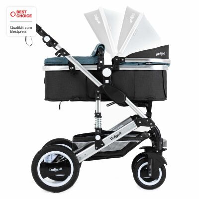 BAMBIMO Kinderwagen 3in1 (ein Daliya® refurbished Produkt Grün)