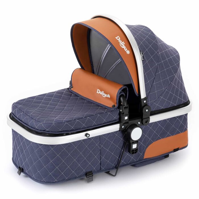 BAMBIMO Kinderwagen 3in1 (ein Daliya&reg; refurbished Produkt Blau mit Wei&szlig;)