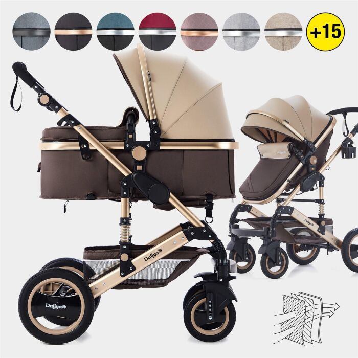 BAMBIMO Kinderwagen 2in1 (ein Daliya&reg; refurbished Produkt Farbauswahl)