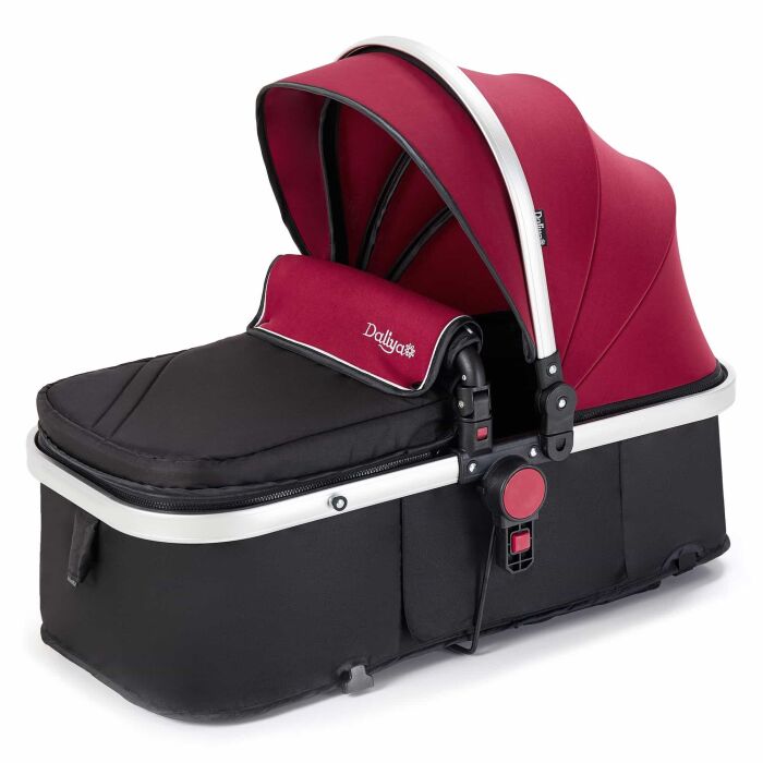 BAMBIMO Kinderwagen 2in1 (ein Daliya® refurbished Produkt Bordeaux-Rot-Silber)