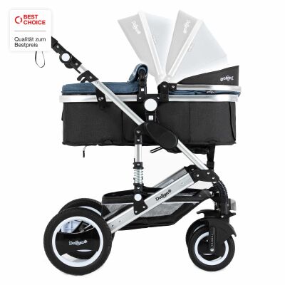 BAMBIMO Kinderwagen 2in1 (ein Daliya® refurbished Produkt Blau)