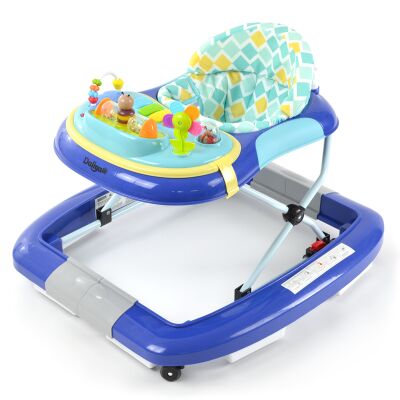 Daliya® BEBISTEP 4in1 Spiel- und Lauflernwagen (Blau)