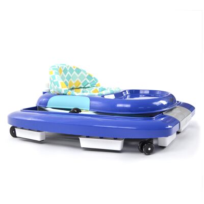 Daliya® BEBISTEP 4in1 Spiel- und Lauflernwagen (Blau)