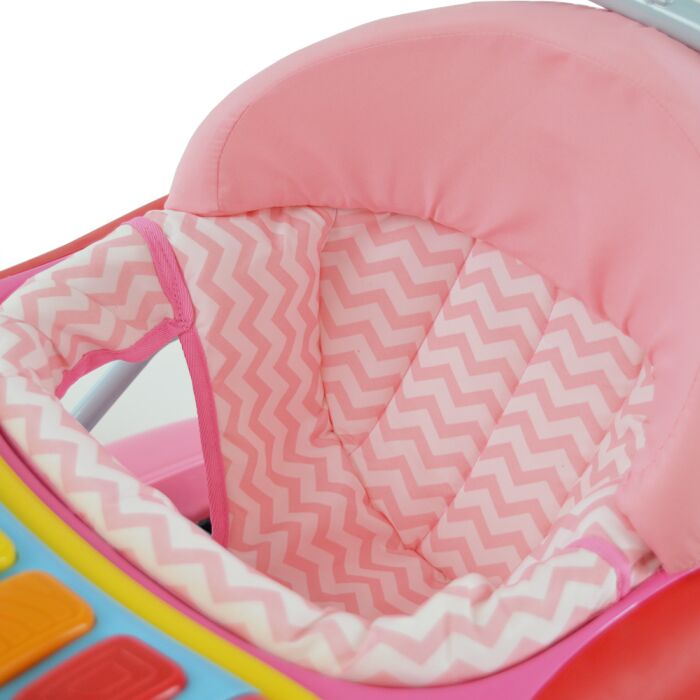 Daliya&reg; BEBISTEP 4in1 Spiel- und Lauflernwagen (Rosa)