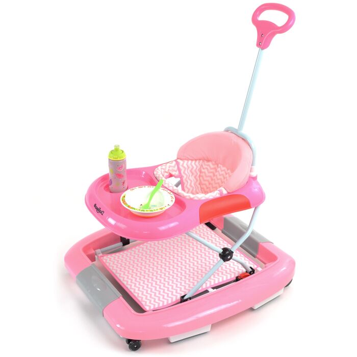 Daliya&reg; BEBISTEP 4in1 Spiel- und Lauflernwagen (Rosa)