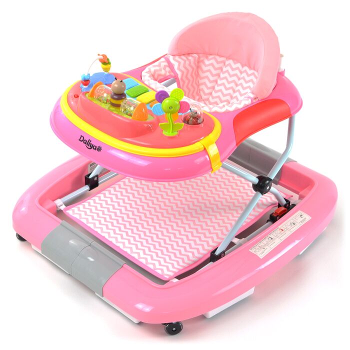 Daliya&reg; BEBISTEP 4in1 Spiel- und Lauflernwagen (Rosa)