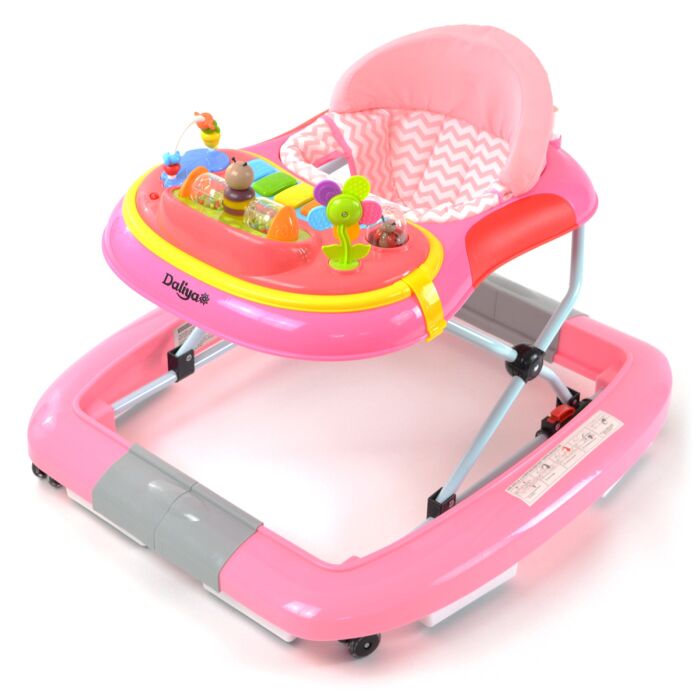 Daliya&reg; BEBISTEP 4in1 Spiel- und Lauflernwagen (Rosa)