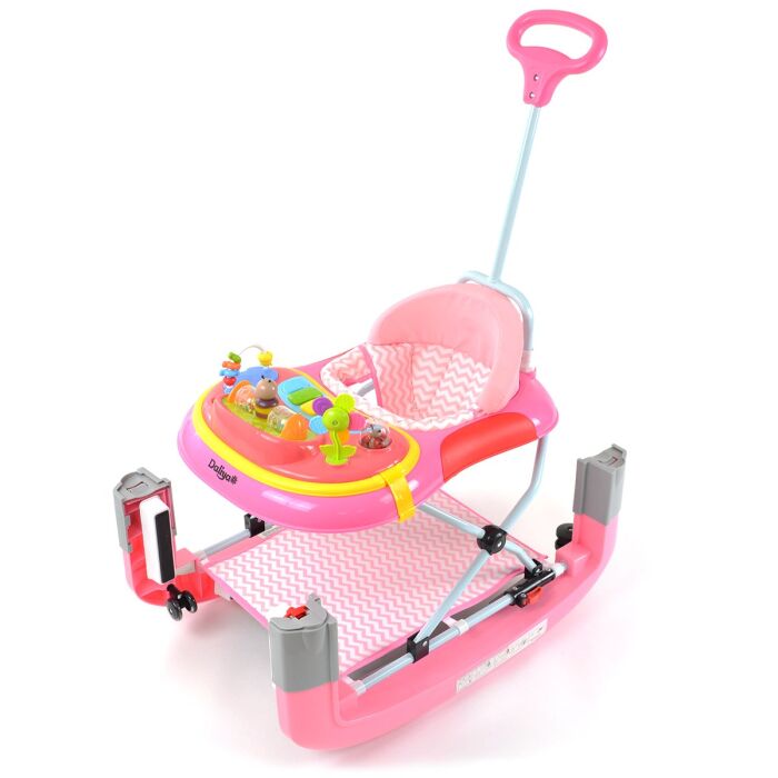 Daliya&reg; BEBISTEP 4in1 Spiel- und Lauflernwagen (Rosa)