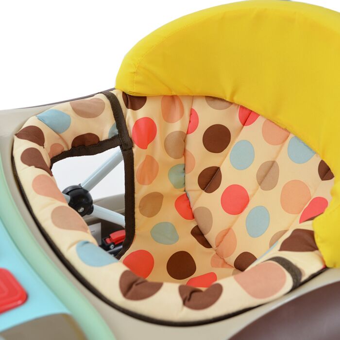 Daliya&reg; BEBISTEP 4in1 Spiel- und Lauflernwagen (Braun)