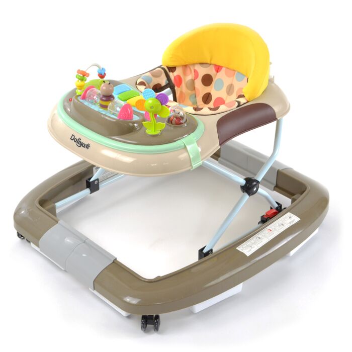 Daliya&reg; BEBISTEP 4in1 Spiel- und Lauflernwagen (Braun)