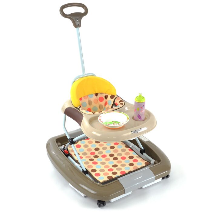 Daliya&reg; BEBISTEP 4in1 Spiel- und Lauflernwagen (Braun)