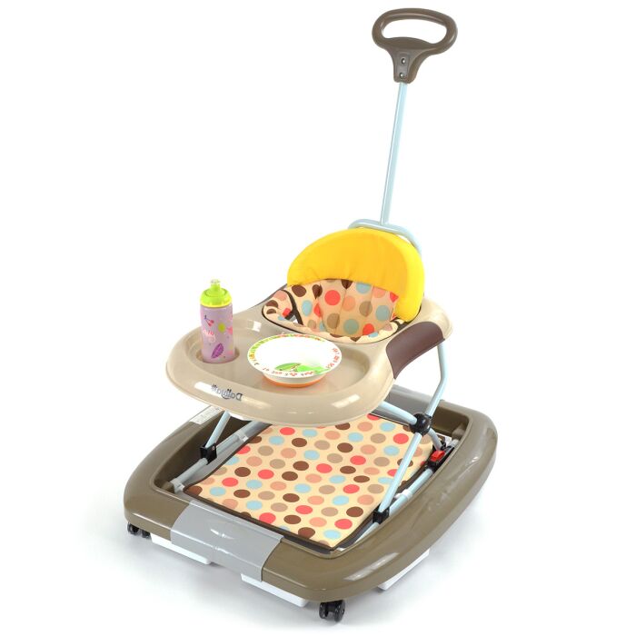 Daliya&reg; BEBISTEP 4in1 Spiel- und Lauflernwagen (Braun)