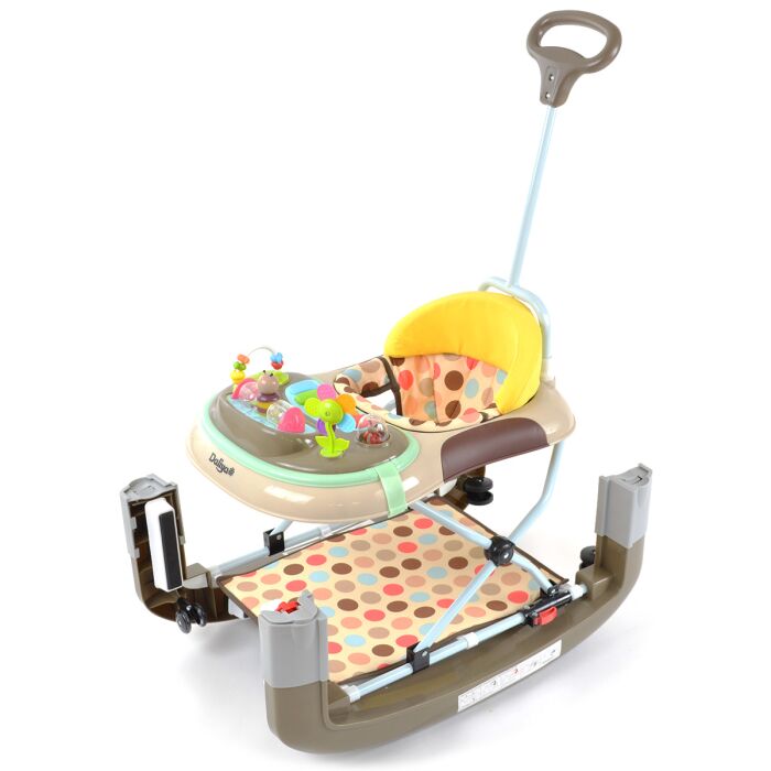 Daliya&reg; BEBISTEP 4in1 Spiel- und Lauflernwagen (Braun)