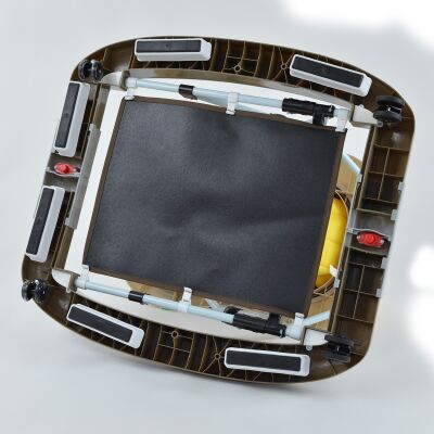 Daliya® BEBISTEP 4in1 Spiel- und Lauflernwagen (Braun)
