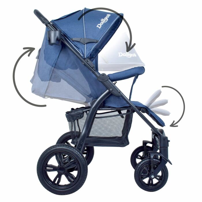 Daliya&reg; VARIYO Buggy Kinderwagen (Dunkelblau)