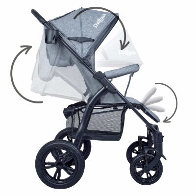 Daliya® VARIYO Buggy Kinderwagen (Grau)