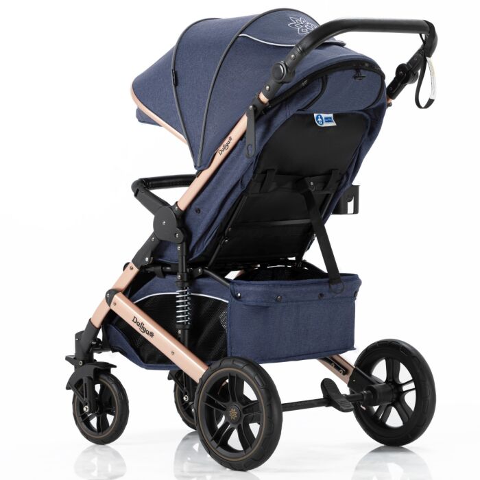 Daliya® RAPIDY Buggy Kinderwagen (Blau-Gold)