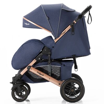 Daliya® RAPIDY Buggy Kinderwagen (Blau-Gold)