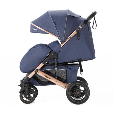 Daliya® RAPIDY Buggy Kinderwagen (Blau-Gold)
