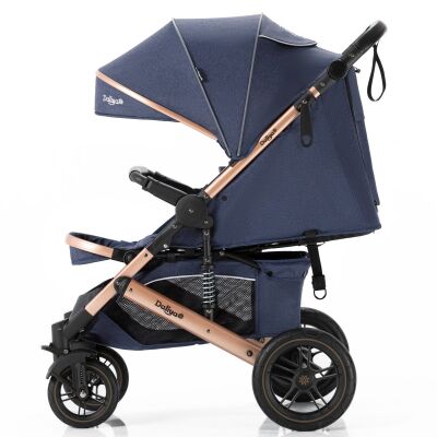 Daliya® RAPIDY Buggy Kinderwagen (Blau-Gold)
