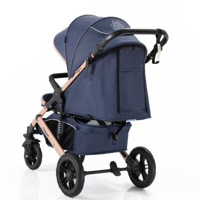 Daliya® RAPIDY Buggy Kinderwagen (Blau-Gold)