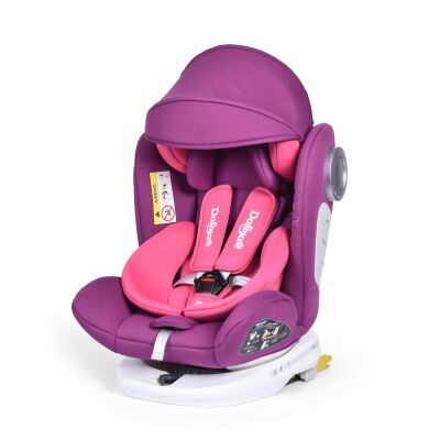 Daliya® Sedion Kinderautositz Isofix SIP 360° 0-36KG Gruppe 0+ / I / II / III - Pink