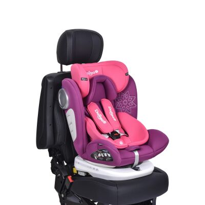 Daliya® Sedion Kinderautositz Isofix SIP 360° 0-36KG Gruppe 0+ / I / II / III - Pink