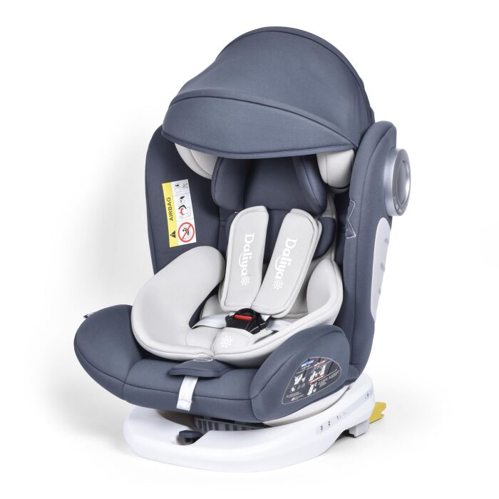 Daliya&reg; Sedion Kinderautositz Isofix SIP 360&deg; 0-36KG Gruppe 0+ / I / II / III - Grau