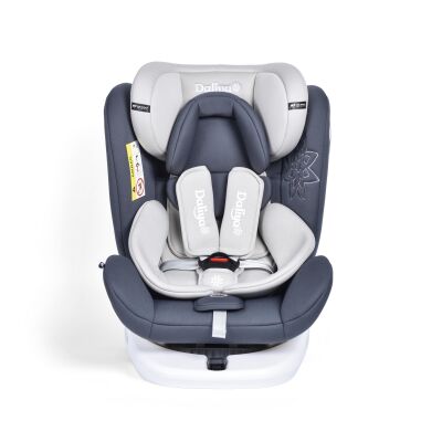Daliya® Sedion Kinderautositz Isofix SIP 360° 0-36KG Gruppe 0+ / I / II / III - Grau