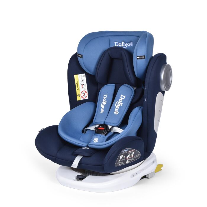 Daliya® Sedion Kinderautositz Isofix SIP 360° 0-36KG Gruppe 0+ / I / II / III - Blau