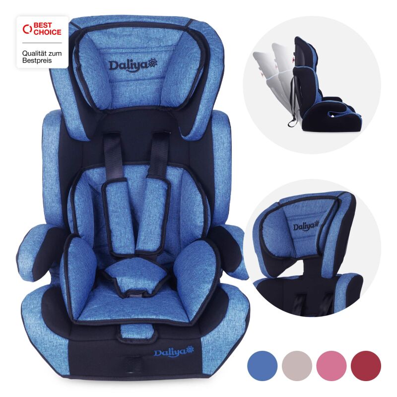 Daliya® CARSITTO Kinderautositz 9-36KG Gruppe I / II / III ( Blau )