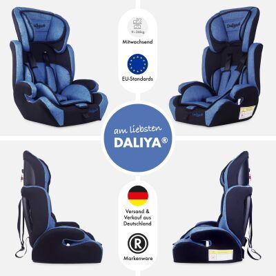 Daliya® CARSITTO Kinderautositz 9-36KG Gruppe I / II / III ( Blau )