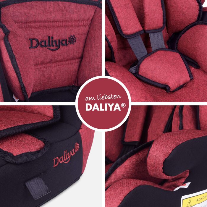 Daliya® CARSITTO Kinderautositz 9-36KG Gruppe I / II / III ( Rot )