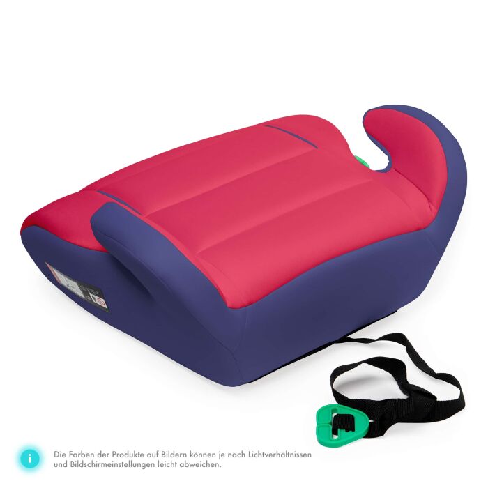Daliya® QUBIX Kindersitzerhöhung I-Size (Dunkelblau - Rot)