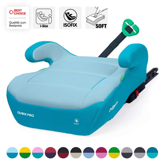 Daliya&reg; QUBIX PRO Kindersitzerh&ouml;hung Isofix und I-Size (Blau - Hellblau)