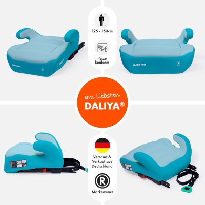 Daliya&reg; QUBIX PRO Kindersitzerh&ouml;hung Isofix und I-Size (Blau - Hellblau)